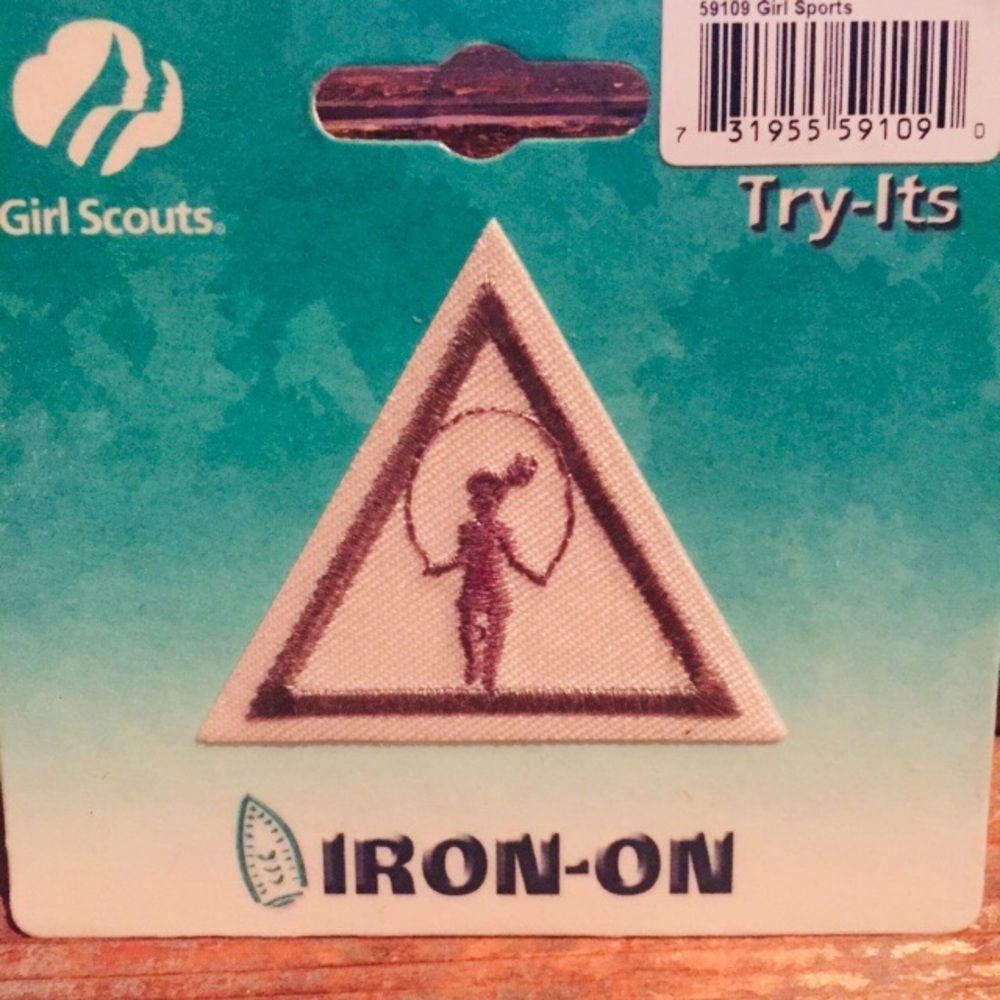 Girl Scout girl Sports patch